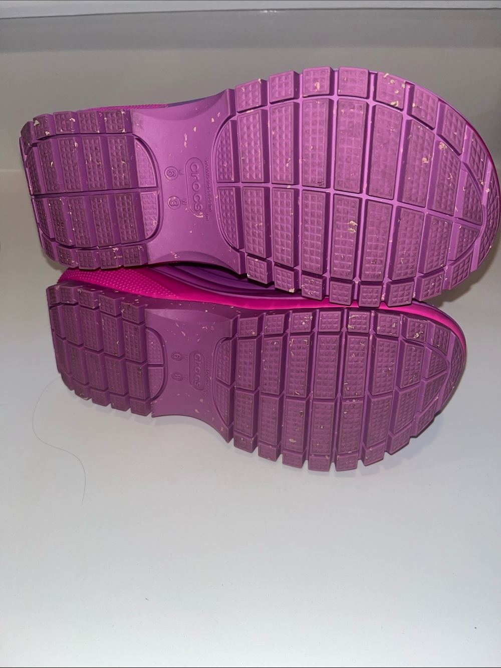 CROCS MEGA CRUSH Chunky Platform Sandal in Purple & Hot Pink. Women’s 8/Men’s 6 - Picture 16 of 16